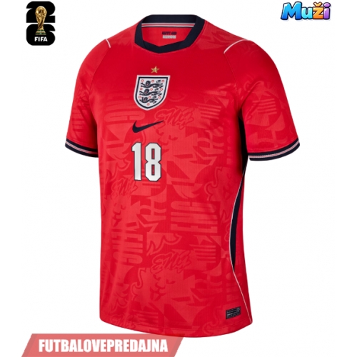 Lacne Muži Futbalové dres Anglicko Anthony Gordon #18 MS 2026 Krátky Rukáv - Preč